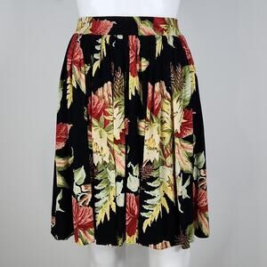 Vintage Karen Kane Knee Length Rayon Skirt Size 2